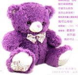 Plush Speaking Teddy Bear/ Lavender Bear Toys for Valenine's Day