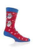 Feet Novelty Snowman Christmas Socks
