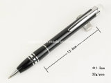 Twist Action Metal Ball Pen with Crystal Head Top Tc-1104b