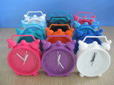 Wholesale Customized Colorful Fashion Retro Silicone Table Alarm Clock