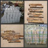 Cheap Natural Yellow Slate Veneer/Culture Slate for Wall Cladding