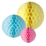 Wholesale Wedding Decoration Holiday Supplies Tissue Paper Honeycomb Balls