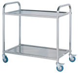 201 Stainless Steel Two Layer Dining Cart