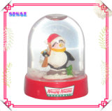 OEM Plastic Snow Water Globe Penguin Souvenir Gift