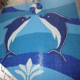 Never Fade Blue Ceramic Mosaic Tiles for Swimming Pool
