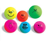 Printed Smiling Face Hi-Bouncing Ball in Various Size
