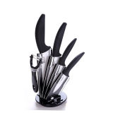 Black Handle 5PCS Ceramic Knife Set