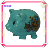 Customized Souvenir Piggy Bank, Ceramic Piggy Money Bank