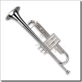Popular Student Trumpet Bb Key Nickel Plated Trumpet (TP8001N)