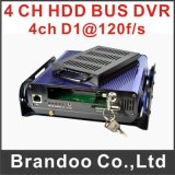 Shockproof HDD Type 4CH D1 Mobile DVR, Support 3G, WiFi, GPS, Free Cms Client and Server Software Provide by Brandoo