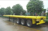 3-Axle Flat Bed Container Semi Trailer