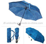 Cheapest Manual Open 3 Fold Umbrella with Folding Clear Umbrella
