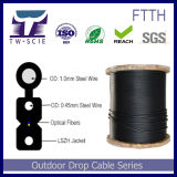 1-4 Core G. 657 Fiber Drop Fiber Optical Cable FTTH