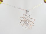 925 Silver Fashion Flower Pendant Jewellery (sp0039)