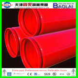 Fire Protection/Sprinkler Rolled/Cut Grooved Red Paint ERW Hfw Carbon Steel Pipe