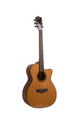 40 Inch High Quality Best Selling Cutaway Acoustic Guitar (SDG-828A-RNC-OM)