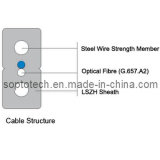 Lszh Sheath Bow-Type Indoor Fiber Optical Cable Gjxh (GJXH)