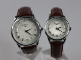 Watch Stainless Steel Watch Leather Band Men Classic Watch Quartz Watch Ad81671m