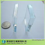 12mm Extra White Tempered Safety Glass for Building with Polished Edge