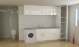 Home Furniture Lacquer MDF Laundry Cabinet (HL-L01)