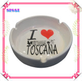 Round I Love Italy Ceramic Ashtray for Smoking Accessory
