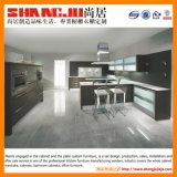 Deep Grey Lacquer Kitchen Cabinet for Big Room