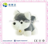 Cute Husky Toy with a Bell Mini Stuffed Animals