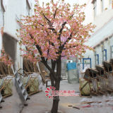 Pink Artificial Trees Cherry Blossoms Bonsai Decorative Any Occasions