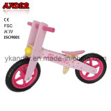 Flower Pink Lovely Wooden Balance Bike for Kids (ANB-33)