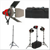 800W Red Halogen Photo Studio Lighting Kit (WDF-RLK800)