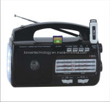 FM/AM/SW1-2 4 Band Rechargeable Radio Music Player Torch (BW-103U)