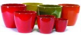 Outdoor / Indoor Ceramic Terracotta Pots Planters Gw8500 Set 4