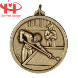 Die Struck Shiny Gold Plating Bronze Medal