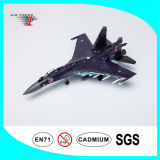 Diecast Flight Model Su35 with Alloy and ABS Material Purple Color