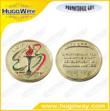 Brass Metal Coins with Soft Enamel
