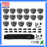 16CH DVR 16PCS Dome Camera Security System