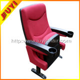 Jy-616 Factory Price Fabric Chair with Arm Chair with Cup Holder for Sale Plastic Armrest Chair