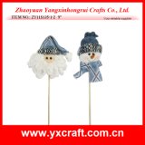 Christmas Decoration (ZY11S135-1-2) Christmas Gift Non-Woven Stick