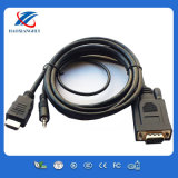 High Quality HDMI to VGA and Audio Cable for Computer
