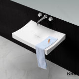 Solid Surface Resin Stone Above Counter Bathroom Sinks