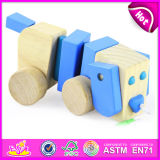 2015 New Wooden Cute Moving Toy for Kids, Popular Dog Style Wooden Moving Toy for Children, Hot Sale Moving Toy for Baby W05b032