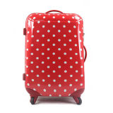 PC Luggage Beauty Red Travel Case Trolly Suitcase (HX-W3617)