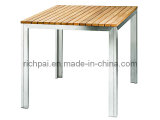 Outdoor Furniture - Stainless Steel and Teak Table (RTT008)
