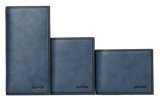 Blue Genuine Leather Fashion Wallet Bag