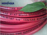 Smooth Cover Red Steel Wire Braid Fire Suppression Hose