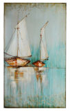 Handmade Sailing Boats Paintings (LH-048000)