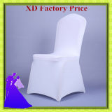 Plain White Spandex Chair Covers for Romantic Wedding