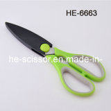 Household Scissors with Soft Handle (HE-6663)