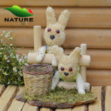 Easter Promotion Rabbit Gift with Handmade Basket