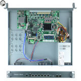 Intel B75 LGA1155 1u Firewall Server with 6* LAN and Bypass 10 Gigabit Optical Card